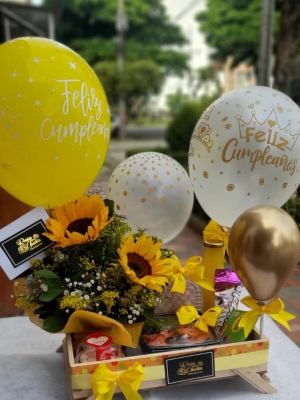 Desayuno con girasoles