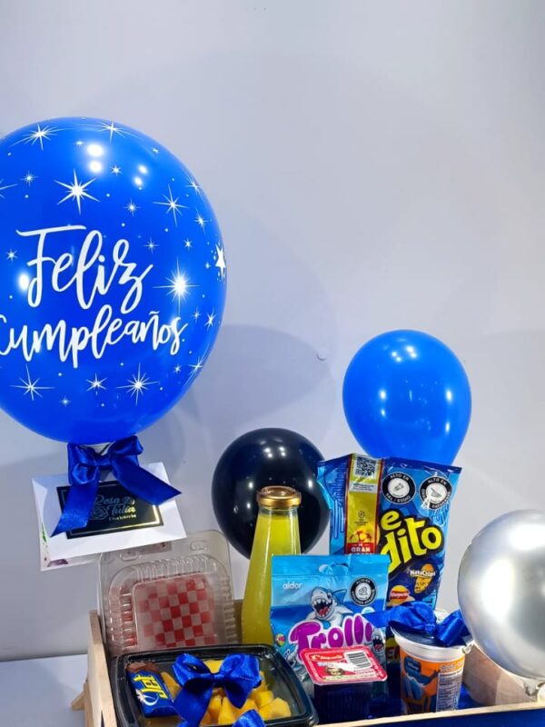 Desayuno Sorpresa Bucaramanga - con globos azules