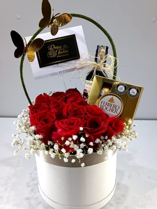 flores de regalo rojas